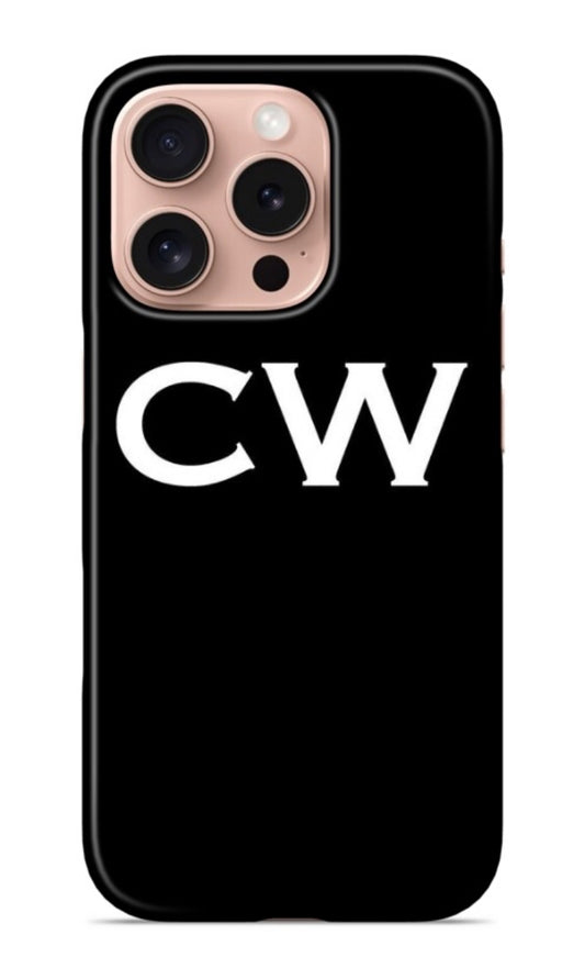 Gloss Black Initialed Upper       Gloss Finish