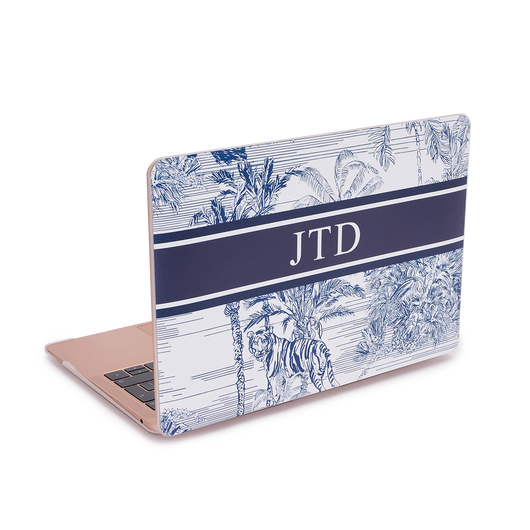 Personalised Hardshell MacBook Isabella Blue with Initials or Name