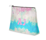 Superior Personalised Luxury Nappa Leather Clutch Bag Tie Dye