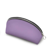Personalised Genuine Luxury Nappa Leather Cosmetic Bag Lilac
