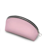 Personalised Genuine Luxury Nappa Leather Cosmetic Bag Pink