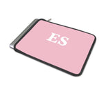 Personalised Luxury Macbook Pouch in Pink