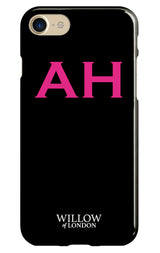 Gloss Black with Pink Initialed Upper