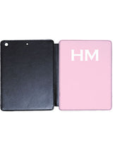 Pink Initial Upper Ipad cover