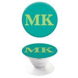 Popgrip Mint Green with Yellow Initials