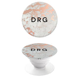 Popgrip Gold Marble with Black Initials