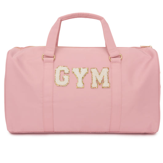 Personalised Gym or Sports Bag with Chenille Letters